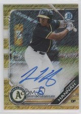 2019 Bowman Chrome HTA Gold Shimmer Refractor 30/50 Jameson Hannah Auto 0zj6