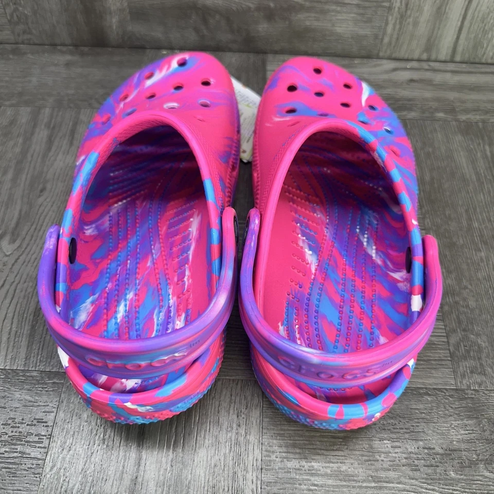 Zuecos CROCS clásicos niños talla 3 tie dye multicolores Foto 4 de 4