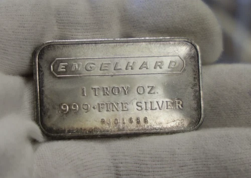 Engelhard 1 oz .999 Silver Bar Serail #PJ01656