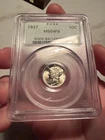 1937 Mercury Dime PCGS OGH MS64FB Vintage Green Holder Undergraded? Excellent+++
