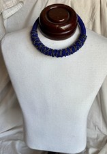 Maasai Beaded Necklace Collar Handmade Tribal Wedding Ceremonial African