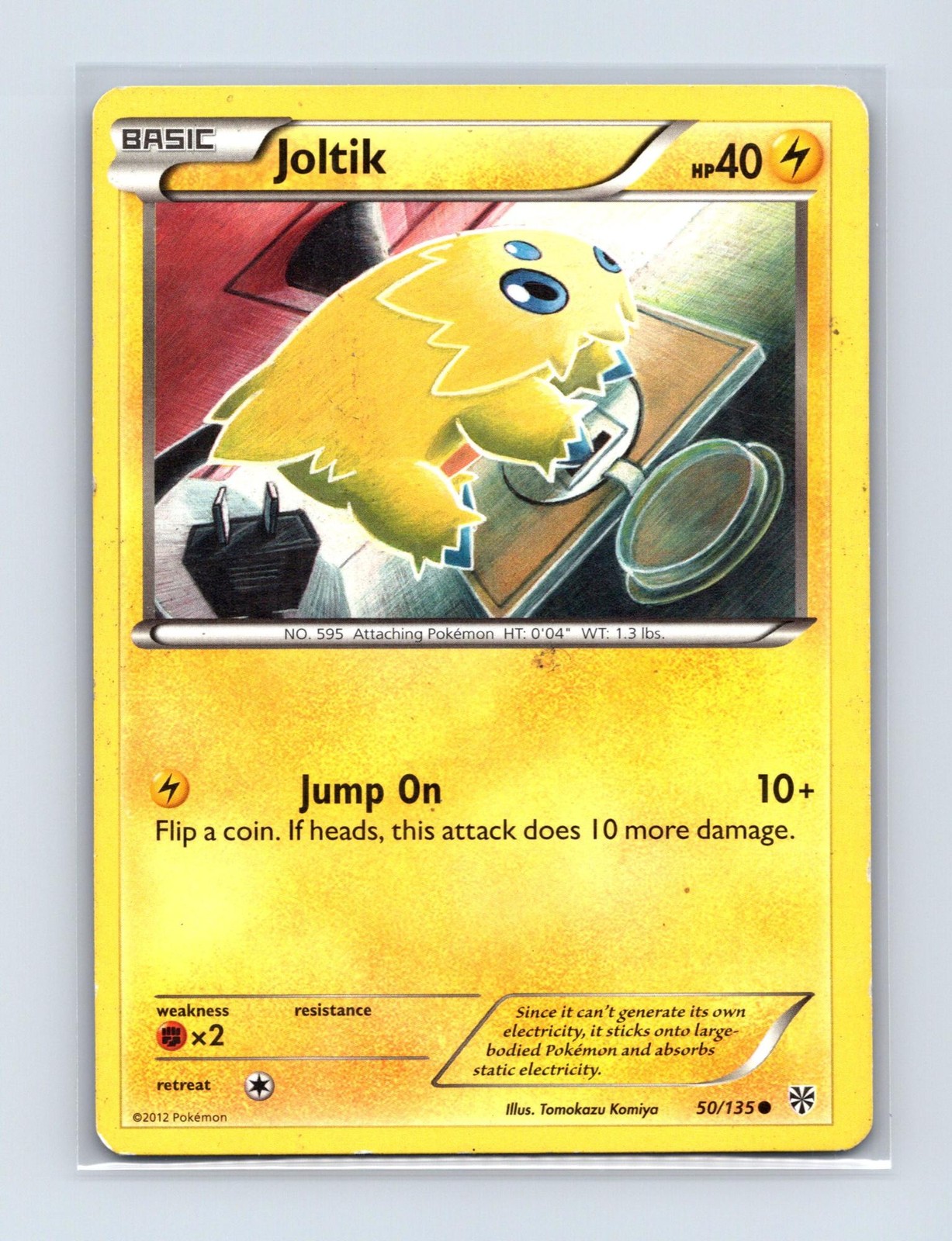 Joltik 50/135 Common Plasma Storm Pokemon Lightly Played