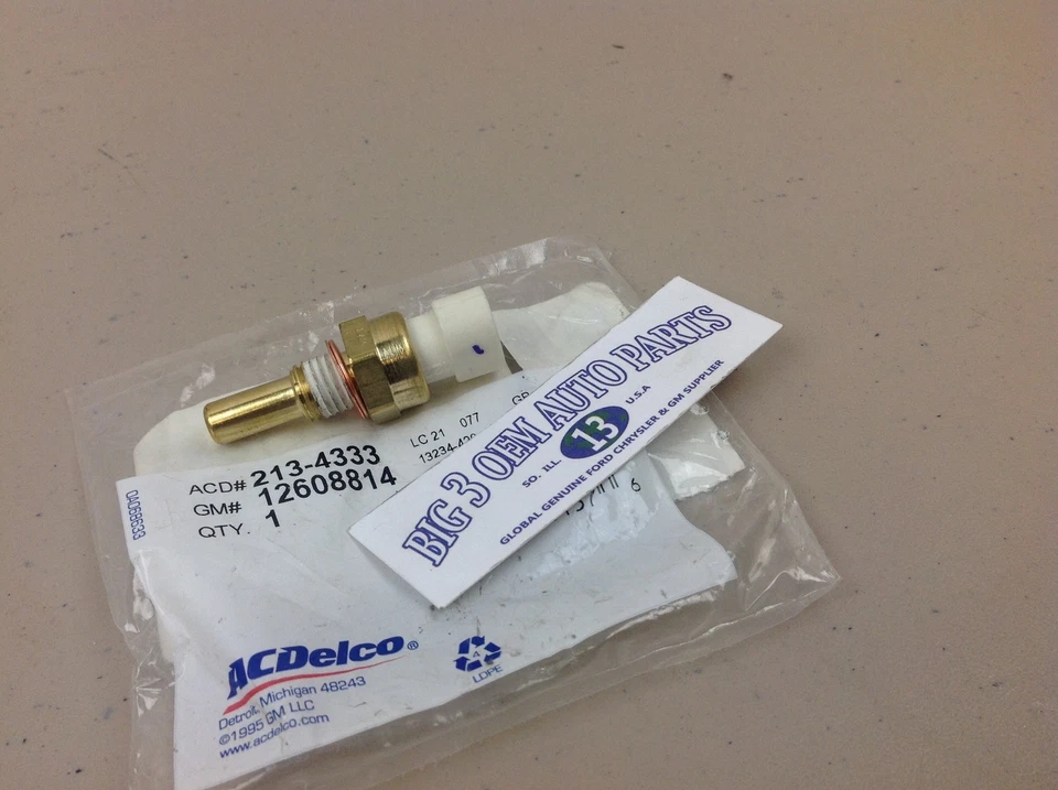 Chevrolet Pontiac GMC Cadillac 2 vías motor macho refrigerante temperatura SENSOR OE Foto 2 de 4