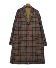 GUCCI Coat Other BeigexRedxBlue etc. Check Pattern 2200426418016