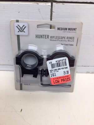 Vortex Optics Riflescope Rings, Picatinny/Weaver Mount Ring-M Brand New!!