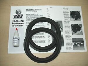 Advent-Jade-8-034-Woofer-Speaker-REFOAM-Repair-Kit-1pr