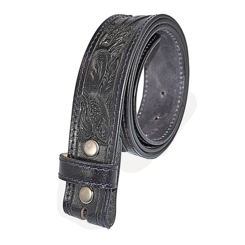 Cinturón de vaquero sin hebilla para hombre | cinturón occidental de 1,5" de ancho para jeans envío gratuito - Imagen 32 de 47