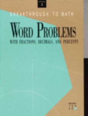 Word Problems With Fractions, Decimals and Percentages  paperback Used - Very G