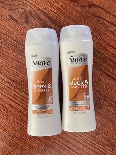 Suave Professionals Ultra Sleek & Smooth Shampoo 48h Frizz Control 12.6 oz - Picture 1 of 4