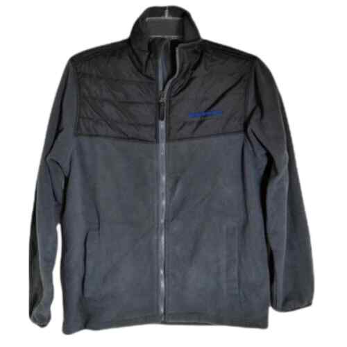 Weatherproof Women's Fleece Full Zip Jacket Coat Size Large Gray Long Sleeve