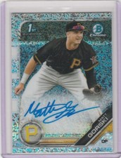 2019 Bowman Draft Chrome Autograph MATT GORSKI Sparkle Refractor 1st Auto /71