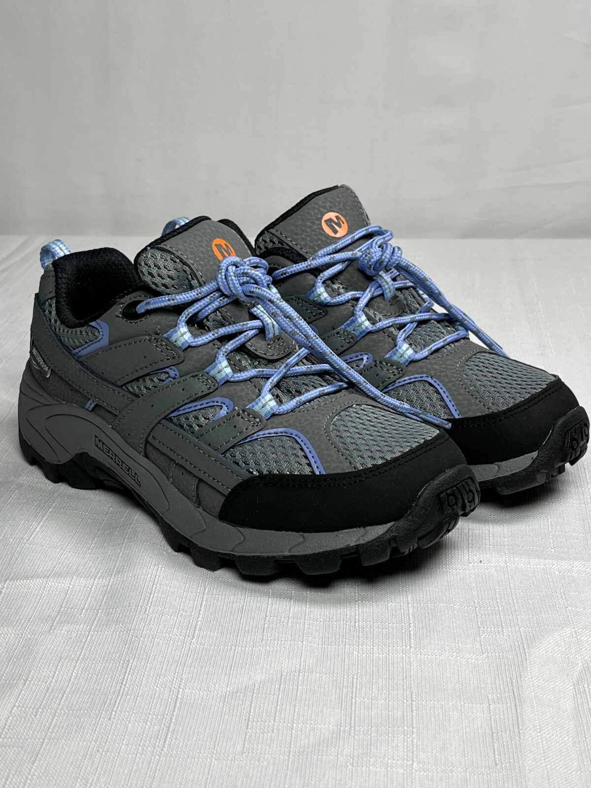 Scarpe da trekking Merrell unisex bambini Moab 2 MK162953 grigie stringate impermeabili taglia 1M