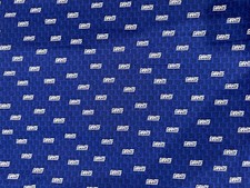 NFL New York Giants Mini Logo Cotton Fabric by the Half Yard 18" x 44"