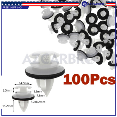 100pcs Door Trim Panel Clips for BMW E34 E36 E46 E38 E39 E53 E70  E86 E89 Z8 E52
