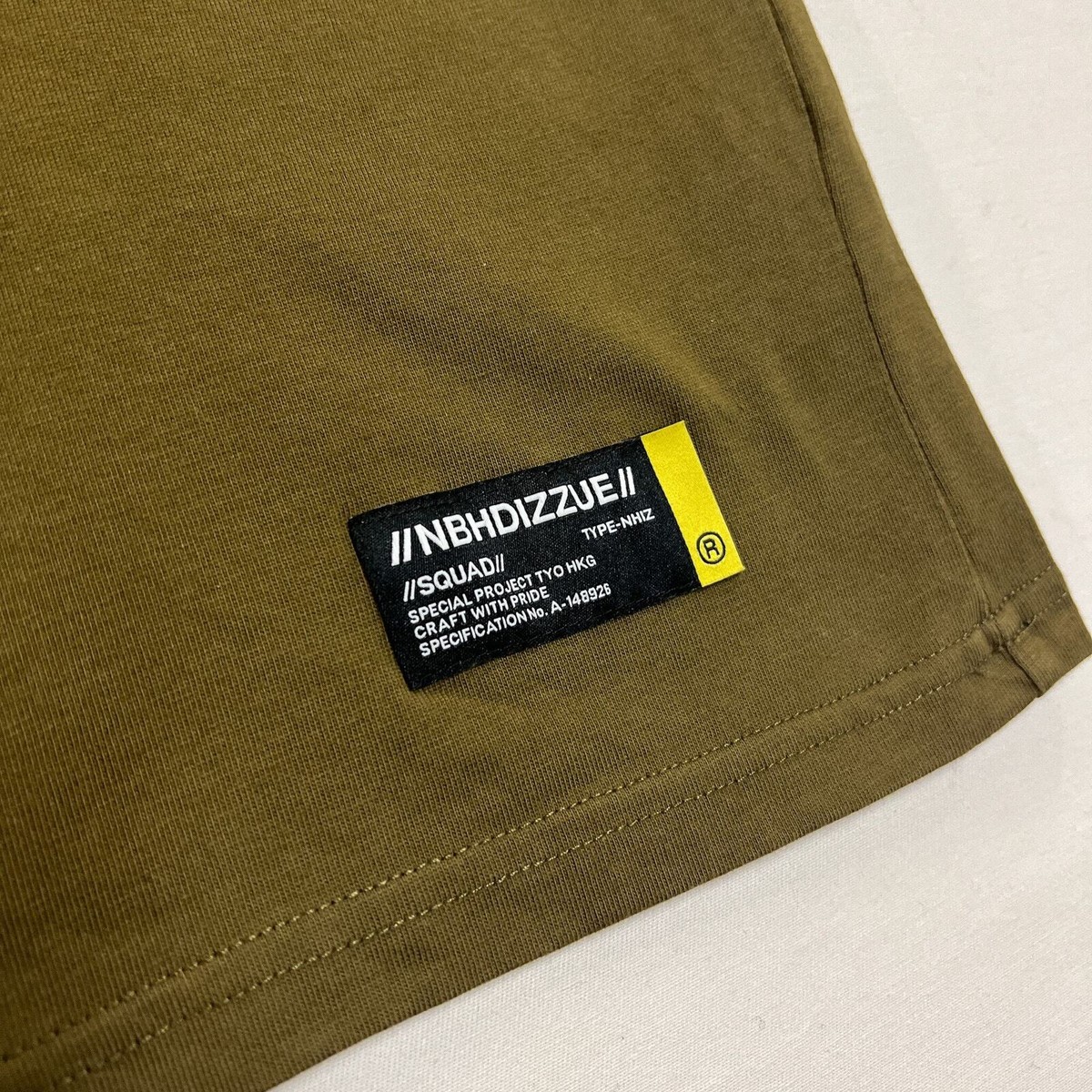 T NHIZ Izzue Plus Neighborhood Green-Tactical T-Shirt sz L
