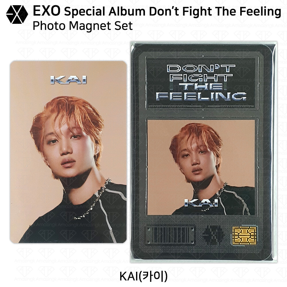 EXO Special Album Don't Fight The Feeling Hologram Photocard Stand