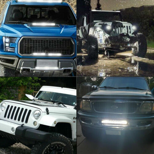 Slim 10inch LED Light Bar Spot Flood Combo Work SUV Boat Offroad Driving ATV 4WD - Picture 7 of 12