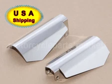 Motorcycle Chrome Cut Hand Guards Protector Fit For Harley Road King Glide FLHR
