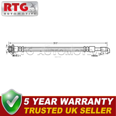 Rear Right Outer Brake Hose Fits Nissan Juke 2010- Leaf 2010- 462101KA0B