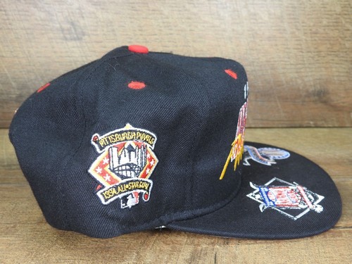 1994 MLB All-Star Game Pittsburgh Pirates #1 Apparel Snapback Cap Hat w/ Pin - Picture 5 of 12
