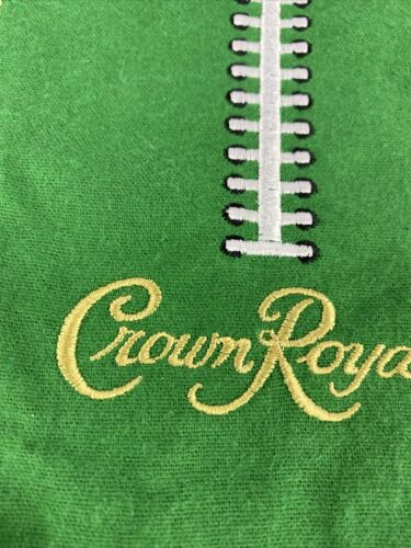 Green Crown Royal Bag Promo Game Day NFL Football Kordelzug Schnürsenkel 750 ml 8" - Bild 2 von 10