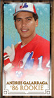 1986 Andres Galarraga RC Rookie Original ACEO Tobacco Art Card