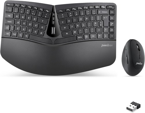Perixx PERIDUO-606 Wireless Ergonomic Keyboard And Vertical Mouse Set - 第 1/2 張圖片