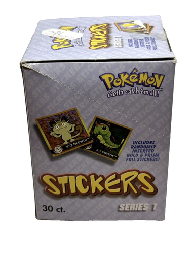 Lot of 4 1999 Pokémon Artbox Stickers Series 1 Display Boxes | Minor Damage Read - Picture 5 of 11