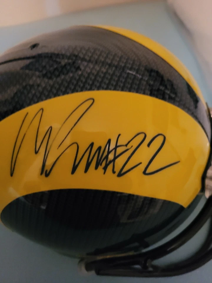 Casco réplica tamaño completo firmado por Marcus Peters, Los Angeles Rams Foto 2 de 3