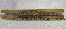 Vintage Tie Holder Wood Metal Crown Crest Belt Storage Rack hanger