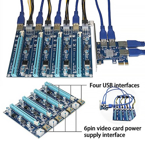 PCI-E-Erweiterungskarte Express -Expansion -Expansionskartenadapter - Afbeelding 12 van 12