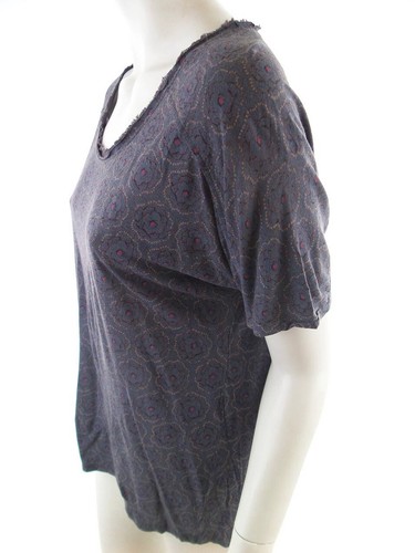 White stuff T. 12 (40) Grigio Tunica Blusa Viscosa 100% Manica corta - Foto 2 di 5