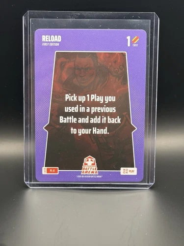 2024 Bo Jackson Battle Arena - Reload Play Card #PL-8 1st Edition