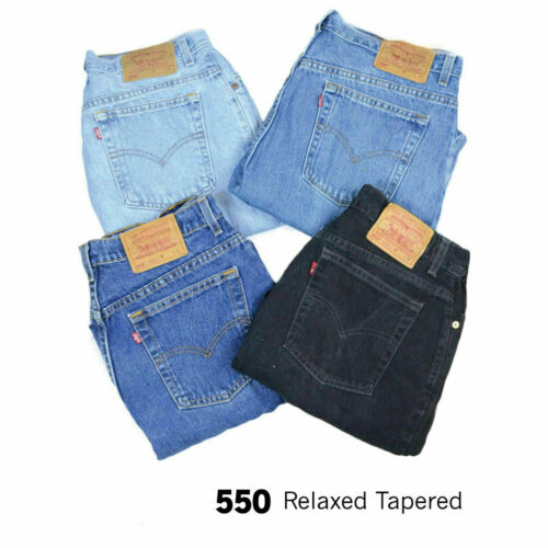 JEANS DE COLECCIÓN LEVIS 550 DE CINTURA ALTA RELAJADOS DE MAMÁ CÓNICA 27 29 3... | eBay