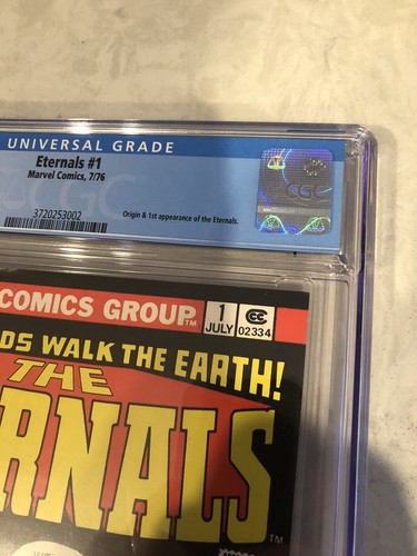 The Eternals #1 CGC 5.0 - Origin & 1st Appearance the Eternals! WHITE PAGES! - Picture 3 of 4