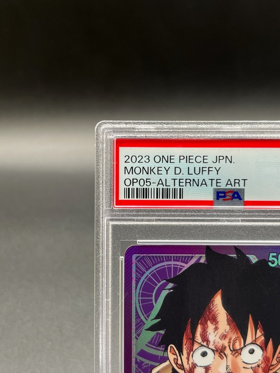 PSA 10 Monkey D Luffy OP05-060 Leader Alt Art One Piece Card PSA 10 Monkey D Luffy OP05-060 Leader Alt Art One Piece Card