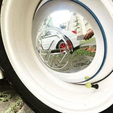 VW VOLKSWAGEN CLASSIC HUB CAP RING TRIM COLORS BLUE beetle bus 