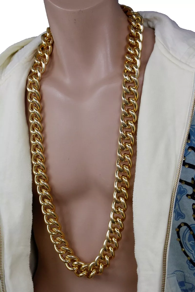Thick gold hotsell chain mens