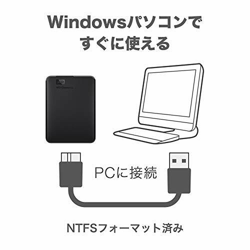 WD 2TB Elements Portable External Hard Drive - USB 3.0 - WDBU6Y002 from Japan - Picture 3 of 3
