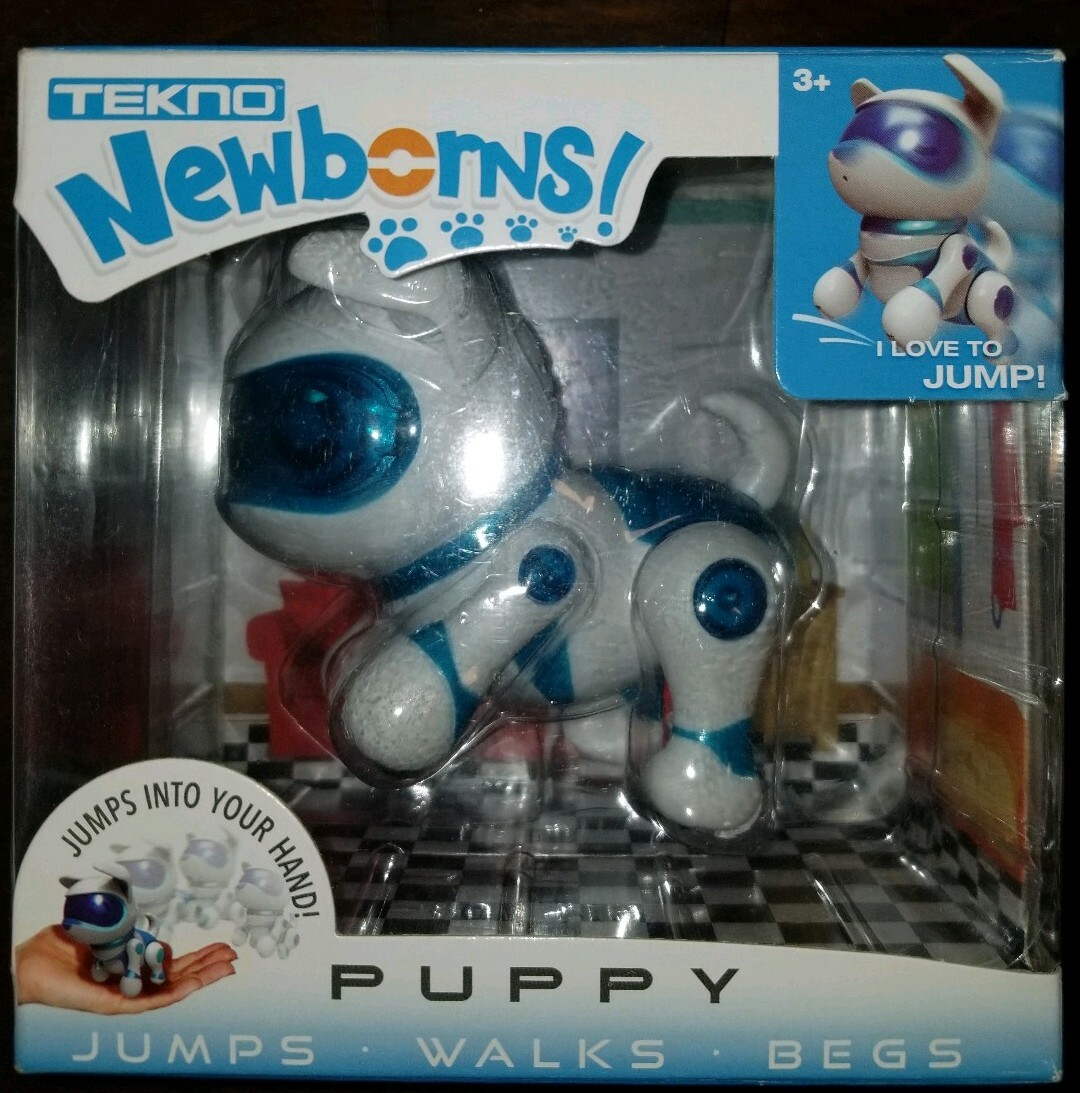 tekno newborns pet robot dog
