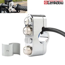 7/8" 22mm Motorcycle Handlebar Turn Signal Horn Control Switch For Dirt Bike ATV