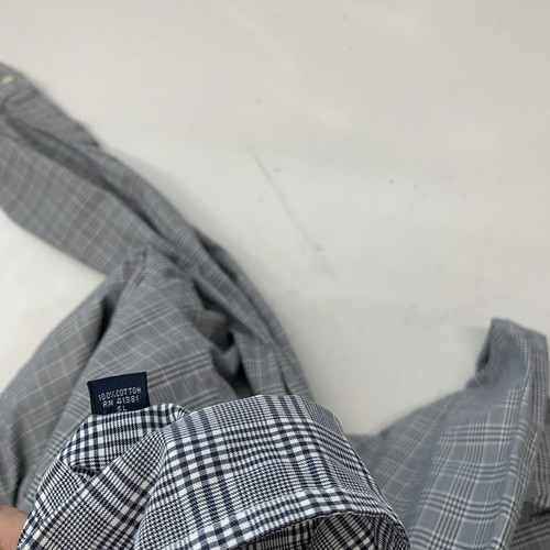 Ralph Lauren Shirt Men 16 Classic Fit Button Up Long Sleeve Plaid Cotton Pony - Picture 6 of 10