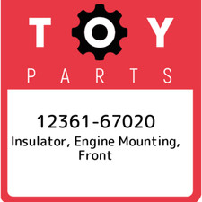 12361-67020 Toyota Insulator, engine mounting, front 1236167020, New Genuine OEM