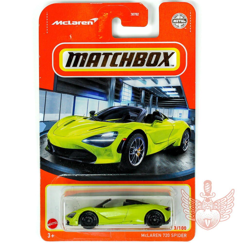 McLaren 720 Spider | Matchbox | Neon Yellow | 1:64