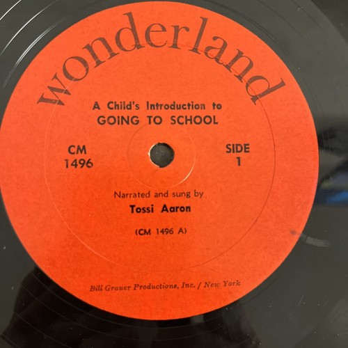A Child's Introduction To School With Rossi Aaron Vinyl Record - CM 1496 - RARE! - Picture 8 of 10