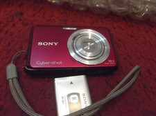 Sony Cyber-Shot DSC-W180 10.1MP 3x Digital Camera - Red