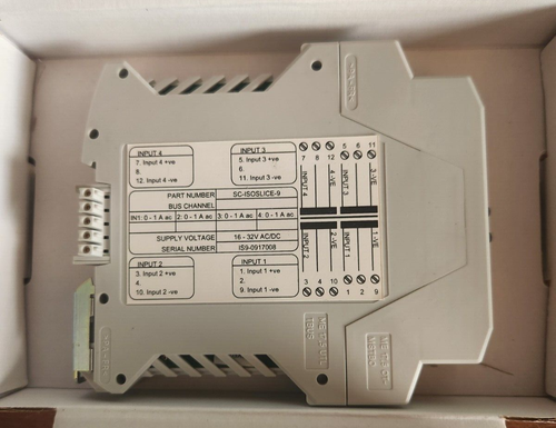 Sensata - Cynergy3 SC-ISOSLICE-9 Isolation bus I/O module 4 channel Current NIB - Picture 3 of 5