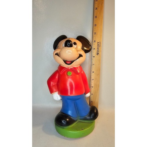 Vintage Walt Disney Play Pal Plastics Mickey Mouse Bank - Picture 7 of 8