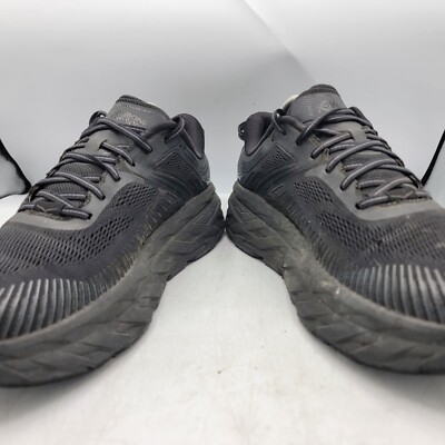 Hoka One One Bondi 7 Mens 10 Triple Black Running Shoes  display picture 1