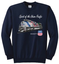 The Spirit of the Union Pacific Railroad Train Sweatshirt 137 
